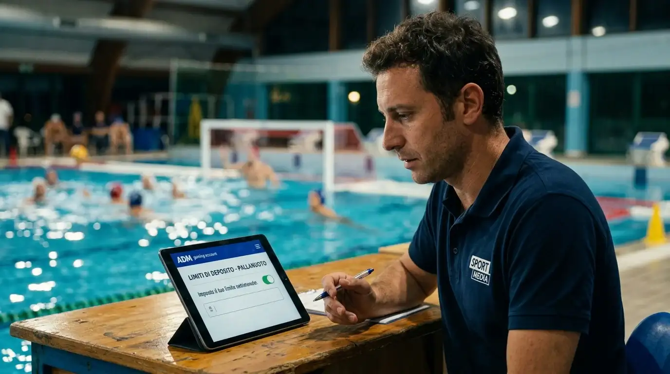 Limiti di deposito sul conto di gioco ADM per scommesse pallanuoto
