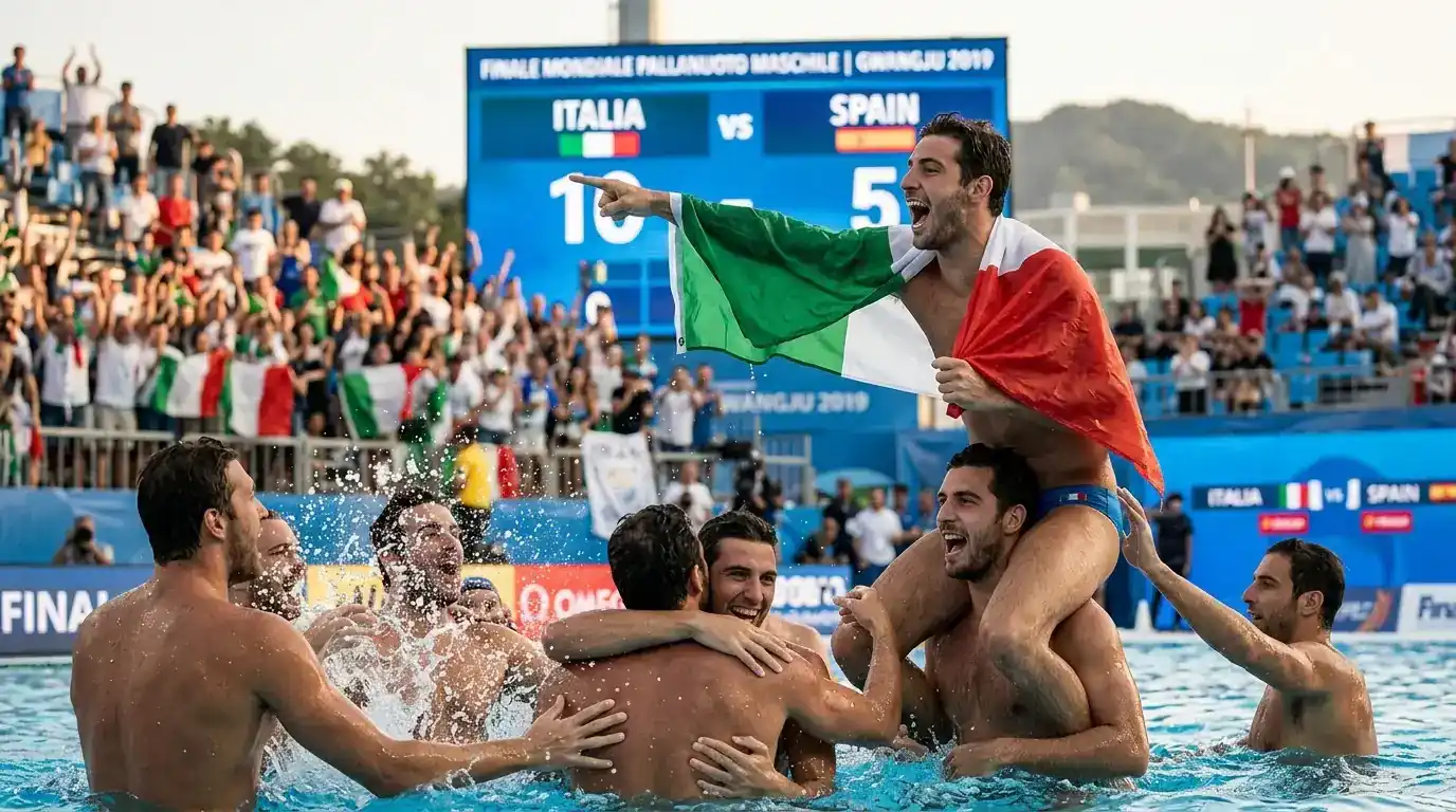 Finale del Mondiale di Gwangju 2019 vinto dall'Italia maschile