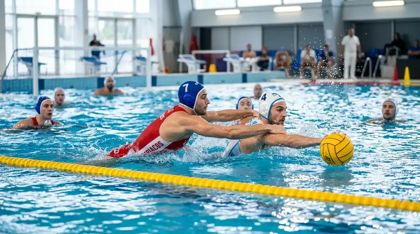 Squadra Olympiacos di pallanuoto avversaria storica del Pro Recco