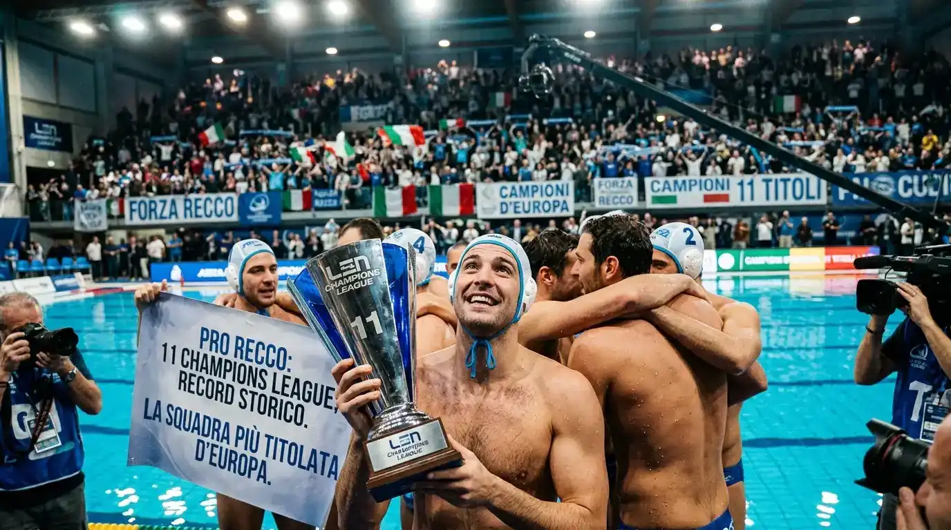Pro Recco e il record di 11 Champions League di pallanuoto