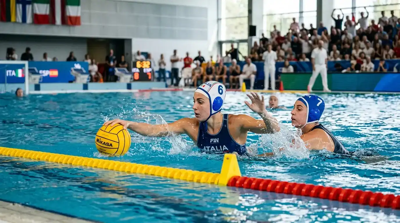 Mondiale di pallanuoto femminile recente con la Nazionale italiana